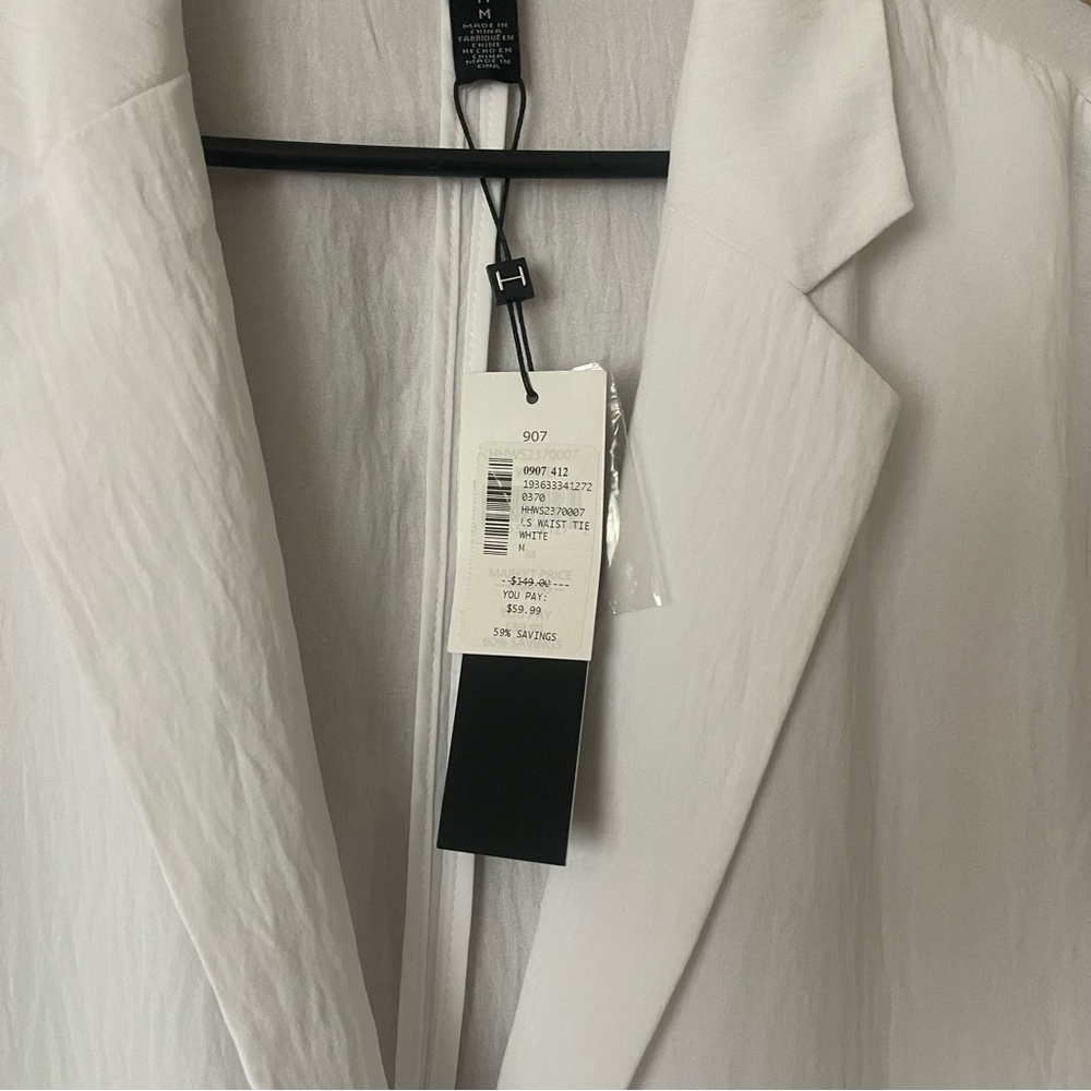 Halston Heritage Classic White Blazer - Picture 4 of 8